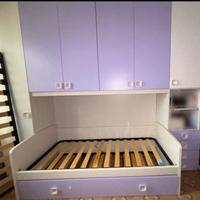 Cameretta bimba/ragazza con letto estraibile+1rete