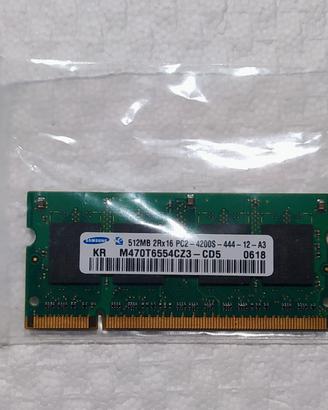 Modulo RAM per netbook/notebook 