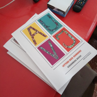 Letters and numbers Coloring book