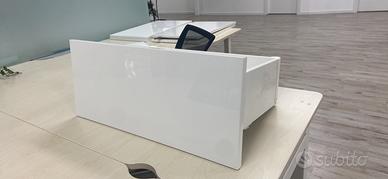 Ante e cassetto per Ikea Besta bianco lucido