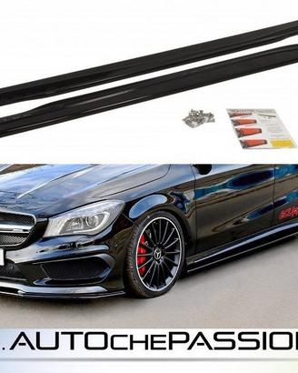 Coppia splitter minigonne per Mercedes CLA A45 AMG