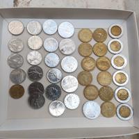 lotto monete italiane+ lotto monete estere 