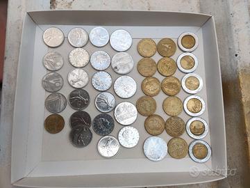 lotto monete italiane+ lotto monete estere 