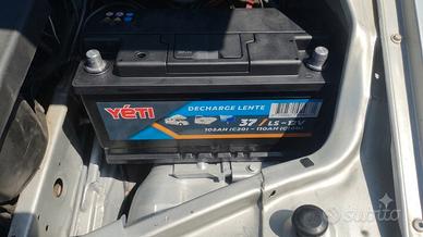 Batteria scarica lenta Camper, Barca 105 ah 