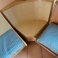 PANCHETTA ANGOLARE 
con contenitori 