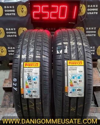 2 GOMME 225 70 16 PIRELLI ESTIVE NUOVE