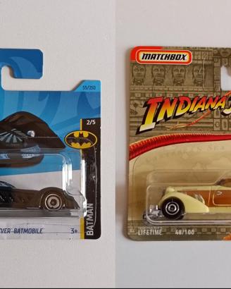 Lotto modellini auto film (Hot Wheels e Matchbox)