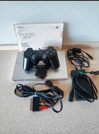 Sony PlayStation 2 Slim Satin Silver SCPH-75004