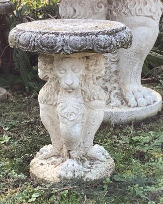 Tavolo giardino cemento vintage