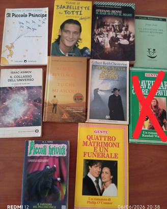 Lotto libri tascabili 