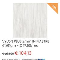 Pavimento pvc per garage e cantine