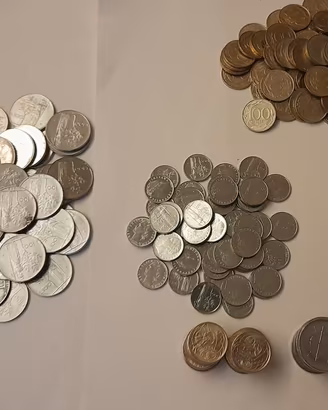 Lotto 205 Monete da 100 Lire Italiane