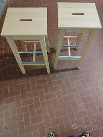 Sgabelli Legno naturale Ikea