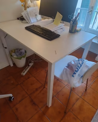 Tavolo scrivania bianco 