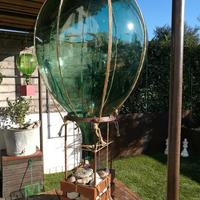 LAMPADA MONGOLFIERA ARTIGIANALE ESTERNO INTERNO