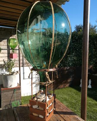 LAMPADA MONGOLFIERA ARTIGIANALE ESTERNO INTERNO