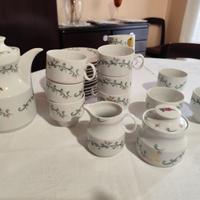 Servizio Tazze da Tè Vintage Porcellana