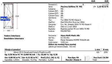 Portafinestra pvc