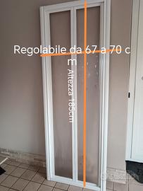 porta doccia pieghevole 