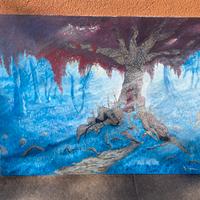 Dipinto acrilico „la via dei Re“