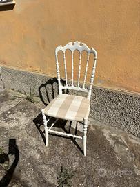Sedia Chiavarina vintage shabby chic