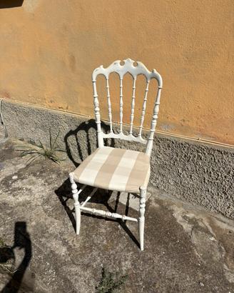 Sedia Chiavarina vintage shabby chic