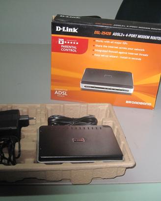 Router modem ADSL D-Link DSL-2542B