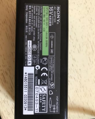 Alimentatore Sony VGP-AC16V14 16V 4A