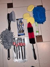 Kit professionale pulizia auto e casa 20+ pezzi