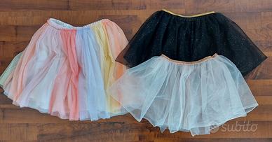 Gonnelline tulle nuove 122/128 cm 6/8 anni