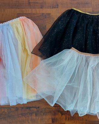 Gonnelline tulle nuove 122/128 cm 6/8 anni
