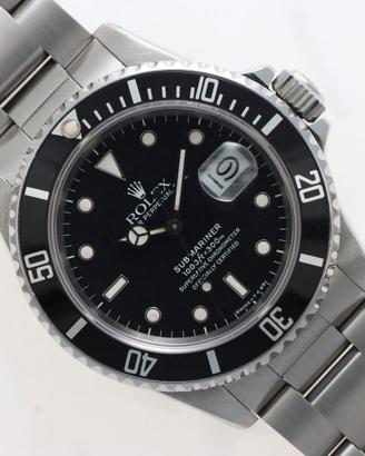 Rolex Submariner 40 Ref. 16610 Ser. "L" Anno 1987