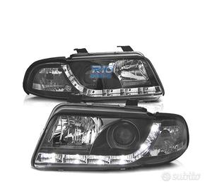 FARI PER AUDI A4 B5 94-99 LUCE DIURNA A LED FONDO 