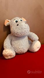 Peluche ippopotamo azzurro