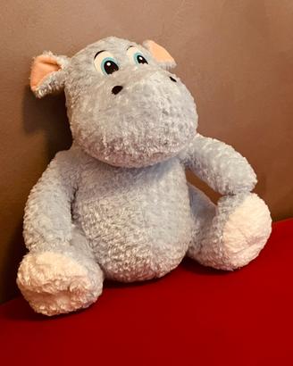 Peluche ippopotamo azzurro