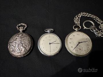 Lotto 3 Orologi da tasca vintage