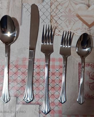 Set posate da 24 acciaio inox