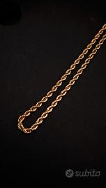 Collana placcata in oro accio inox inossidabile

