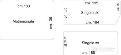 Materassi per camper o motorhome