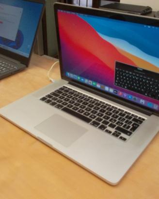 MACBOOK PRO RETINA 15 core i7 16gb 250ssd  big sur