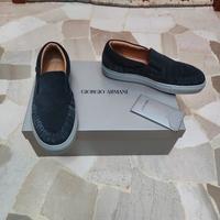 scarpe uomo scamosciate Giorgio Armani 