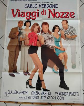 Manifesto orig.le da cinema Viaggi di Nozze 1995