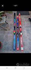 N.3 paia di sci vintage