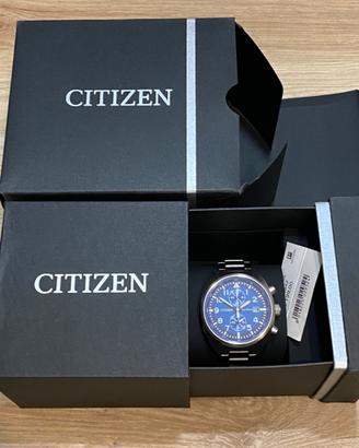 Citizen of CA7040-85L cronografo cassa tonneau blu