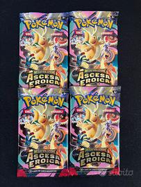 Pokemon - 4 pacchetti Ascesa Eroica