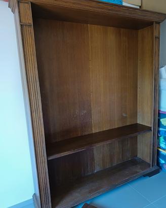 Libreria in legno massello