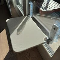 2 mensole finestra gatto con ventose ottime