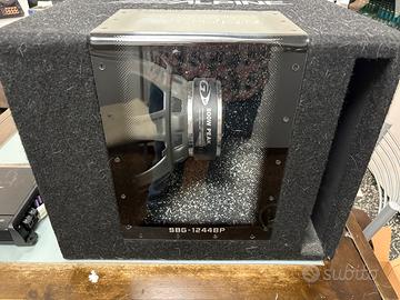 Subwoofer passivo e amplificatore