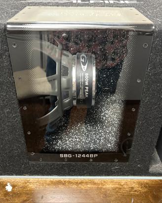 Subwoofer passivo e amplificatore