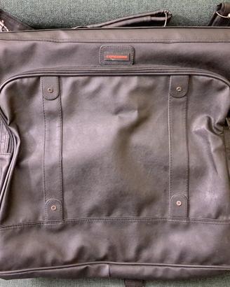 borsa porta abito in pelle